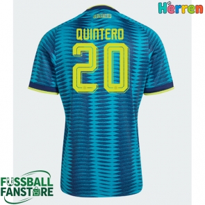 Kolumbien Juan Fernando Quintero #20 Replik Auswärtstrikot WM 2026 Kurzarm